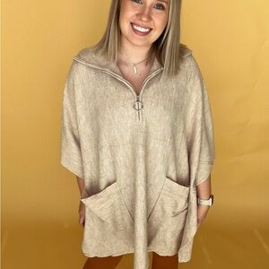 White Birch Sweater/Tunic/Poncho